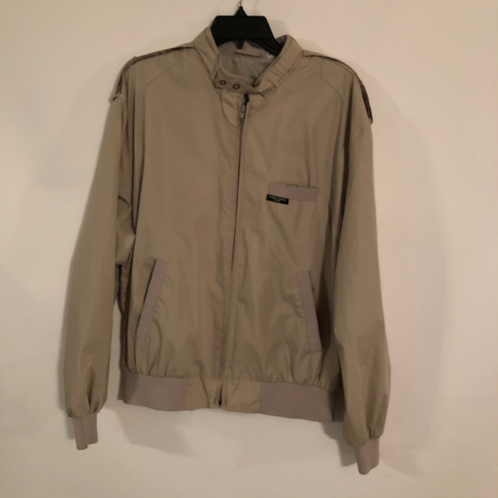 Vintage World Travel Club Beige Jacket Mens L